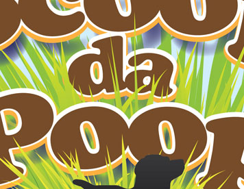 People for Change's 'Scoop Da Poop' logo